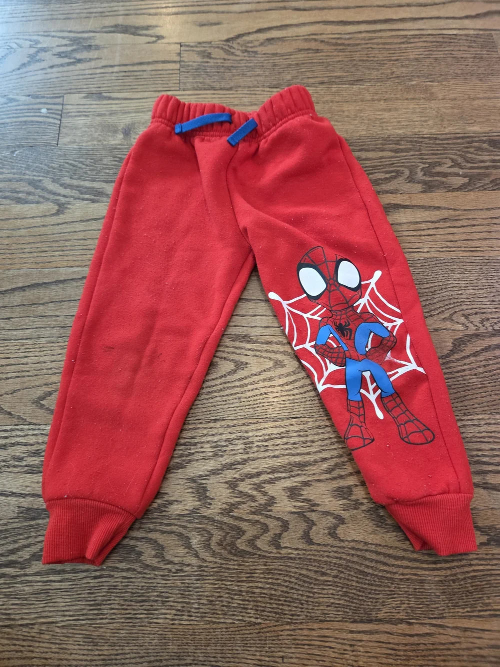 Marvel Spidey And Friends - 2 Fleece Joggers - Red and Blue -Size 3T